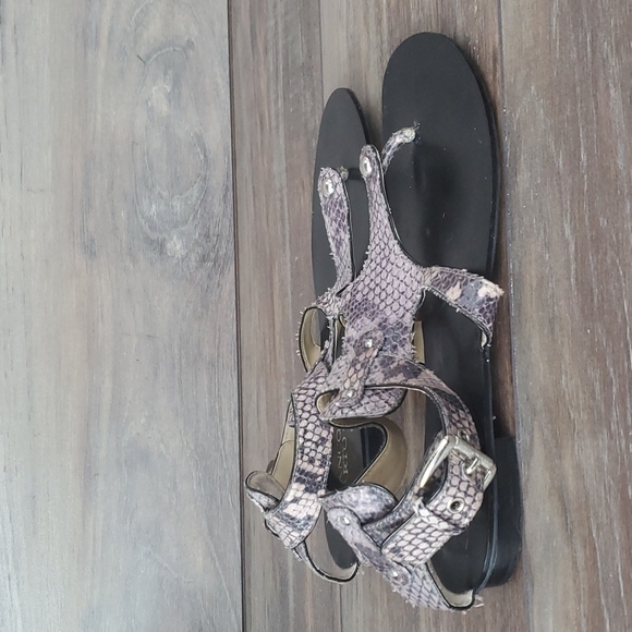 Anthropologie Franco Sarto Women Toro Leather sandals flats sz 8M - Picture 3 of 10